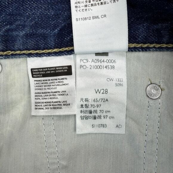 Levi's Womens Low Pro Straight Leg Jeans In Breathe Out Size 28 - Picture 6 of 8